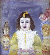 The Girl with Masks James Ensor